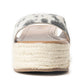 Mesa Mane Hairon Leather Sandals in Black & White