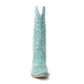 Midnight Trail Embroidered Leather Boots in Shadow Green