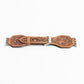 Lone Star Handtooled Leather Watch Band in Antique Saddle Brown