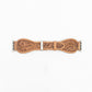 Lone Star Handtooled Leather Watch Band in Light Saddle Tan