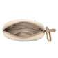 Azure Dune Canvas Pouch in Vintage Beige