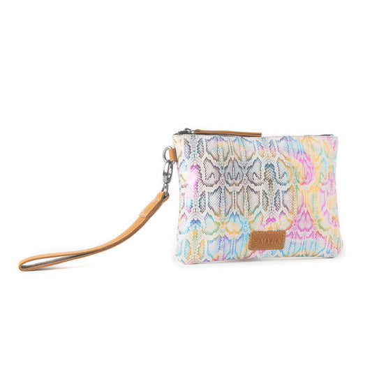 Pastel Fiesta Pouch in Candy White
