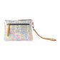 Pastel Fiesta Pouch in Candy White