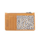 Prism Bloom Leather Credit Card Holder in Wild Pink