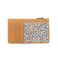 Sahara Bloom Leather Credit Card Holder in Sunset Pastels