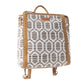 Suzanna Grove Rug Leather Backpack in Sandy White
