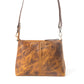 Santa Fe Bloom Handtooled Bag in Rustic Hide & Ivory