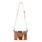 Copper Charm Handtooled Bag in Earthen Hide & Whisper White