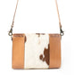 Copper Charm Handtooled Bag in Earthen Hide & Whisper White