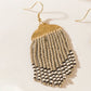 Monroe Fringe Earrings in Dusty Gold