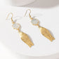 Odessa Charm Earrings in Brass Glow