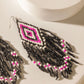 Myra Diamondback Earrings in Mesa Pink