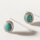 Myra Turquoise Trails & Silver Tales Set of 16 Earrings