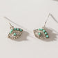 Myra Turquoise Trails & Silver Tales Set of 16 Earrings