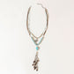 Two Moons Spell Necklace in Mesa Blue