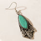 Myra Prairie Armor Earrings in Saddle Teal
