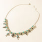 Myra Feather Song Necklace in Nomad Blue