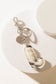 Alpha Hairon Bag Charm in Black & White