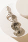 Alpha Hairon Bag Charm in Black & White
