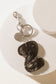 Alpha Hairon Bag Charm in Black & White