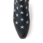 Myra Liberty Star Leather Booties in Vintage Blue