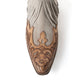 Myra Cimarron Belle Fringed Handtooled Leather Booties in Wild Tan