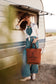 Myra Goods Redwood Tote Bag in Mocha Brown