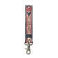 Myra Desert Guardian Handtooled Leather Keyfob in Apache Brown