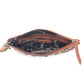 Myra Nova Point Studded Wash Leather Pouch in Bronzed Amber
