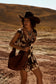 Myra Paradise Valley Suede Leather Shoulder Bag in Auburn Brown