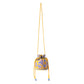 Myra Honey Vine Western Bucket Bag for Women in Yellow with embroidered detail