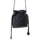 Myra Honey Vine Western Bucket Bag for Women in Black with embroidered detail