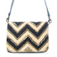 Myra Velvet Ember Crossbody Bag in Golden Shadow