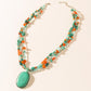 Myra Prairie Jewel Pendant Necklace in Sierra Sky