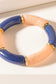 Myra Midnight Western Axis Bracelet in Blush Quartz