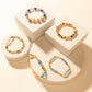 Myra Gilded Lasso Stack Bracelet in Arena Blue
