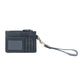 Myra Apache Twilight Handtooled Hairon Leather Card Holder in Midnight Hide