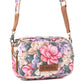 Myra Meadow Song Cotton & Leather Crossbody Bag in Meadow Blush