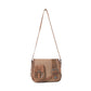 Myra Outlaw's Travels Leather Shoulder Bag in Burnt Sand
