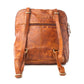Myra Hearthfire Buckled Genuine Leather Bag in Cognac Brown