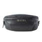 Myra Blackthorn Range Leather Fanny Pack in Sailor Black