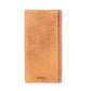 Myra Sheriffâ€™s Crest Handtooled Leather Wallet for Men in Bronco Brown