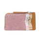 Myra Ashen Blush Leather Wallet in Mauve Snake Print