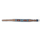 Running Free Beaded Heritage Dog Collar in Brown