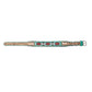Santa Fe Bone Beaded Collar in Brown