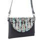 Myra Sahara Sky Crossbody Bag in Frosted Black