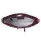 Myra Zidana El Paso Twin Veg Tanned Leather Crossbody Bag in Maroon Mesa