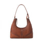 Myra Zidana Winchester Loop Veg Tanned Leather Shoulder Bag in Maple Glaze