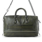 Myra Zidana Sundown Plains Veg Tanned Leather Traveller Bag in Sage Green