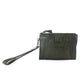 Myra Zidana Bandera Ridge Veg Tanned Leather Wristlet in Desert Pine